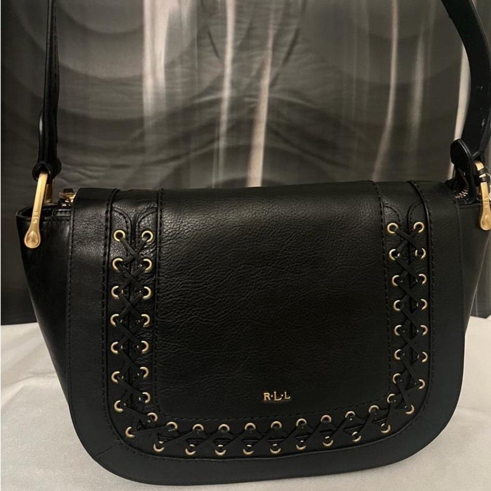 NWT ✨ Beautiful black leather purse RALPH LAURENT